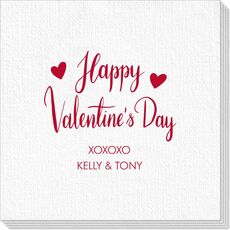 Happy Valentine's Day Deville Napkins