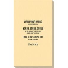 Wash Scrub Rinse Linen Like Guest Towels