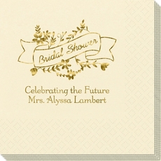 Bridal Shower Ribbon Napkins