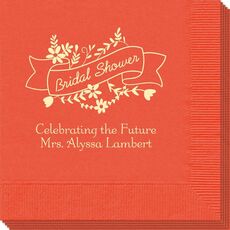 Bridal Shower Ribbon Napkins