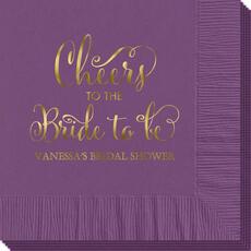 Cheers To The Bride To Be Napkins
