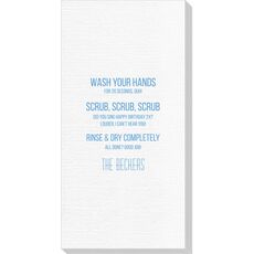 Wash Scrub Rinse Deville Guest Towels