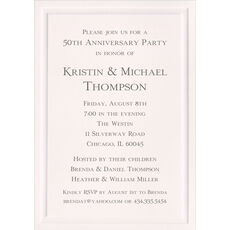 Embossed Elegance Invitations