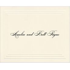 Landmark Folded Note Cards - Raised Ink