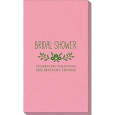 Bridal Shower Swag Linen Like Guest Towels