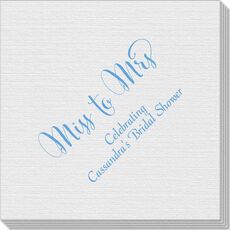 Miss To Mrs Linen Like Napkins