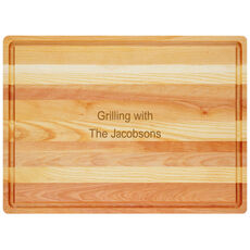 Your Text Master Wood Cutting Board
