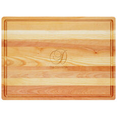 Initial and Name Master Wood Cutting Board