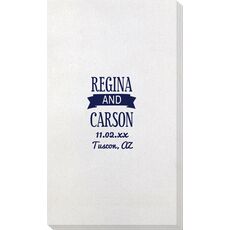 Celebration Couple Bamboo Luxe Guest Towels