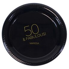 50 & Fabulous Plastic Plates