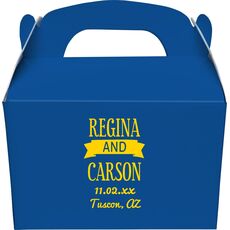 Celebration Couple Gable Favor Boxes