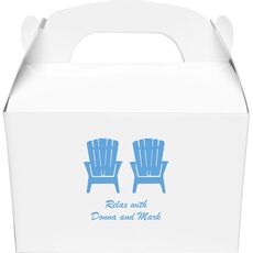Adirondack Chairs Gable Favor Boxes