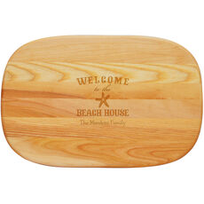 Beach House Medium 15-inch Wood Cutting Board