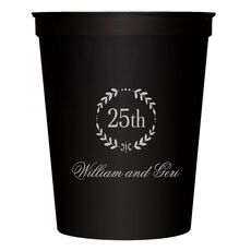 25th Wreath Stadium Cups