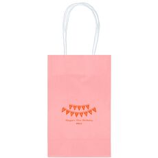 Birthday Banner Medium Twisted Handled Bags