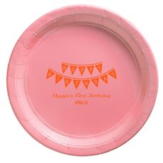 Birthday Banner Paper Plates