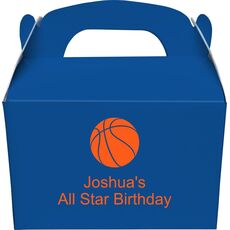 Basketball Gable Favor Boxes