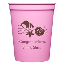 Sea Shells Stadium Cups