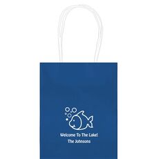 Happy Little Fish Mini Twisted Handled Bags