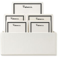 Santa Monica Notepad Set with White Holder