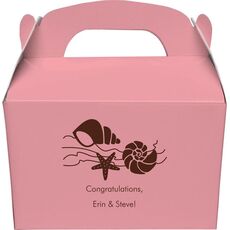 Sea Shells Gable Favor Boxes