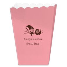 Sea Shells Mini Popcorn Boxes
