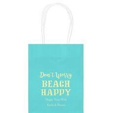 Don't Worry Beach Happy Mini Twisted Handled Bags