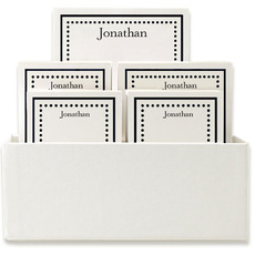 Dotty Notepad Set with White Holder