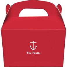 Nautical Anchor Gable Favor Boxes