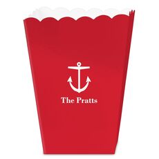 Nautical Anchor Mini Popcorn Boxes