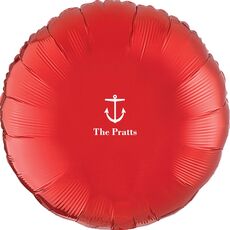 Nautical Anchor Mylar Balloons