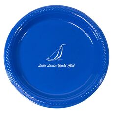 Sailboat Clipper Plastic Plates