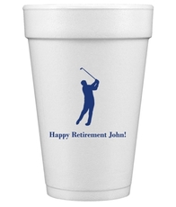 Golf Day Styrofoam Cups