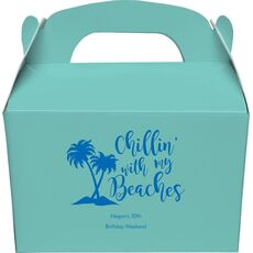 Chillin With My Beaches Gable Favor Boxes