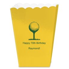 Golf Tee Mini Popcorn Boxes