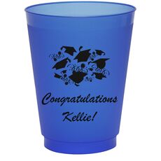 Graduation Celebration Colored Shatterproof Cups