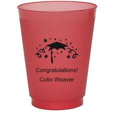 Grad Party Colored Shatterproof Cups
