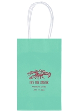 He's Her Lobster Medium Twisted Handled Bags