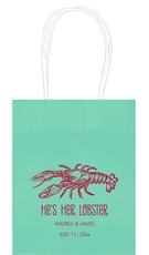 He's Her Lobster Mini Twisted Handled Bags