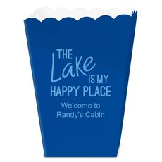 The Lake is My Happy Place Mini Popcorn Boxes