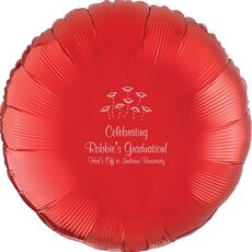 Hat Toss Graduation Mylar Balloons