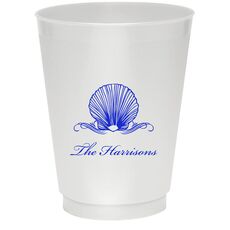 Graceful Seashell Colored Shatterproof Cups