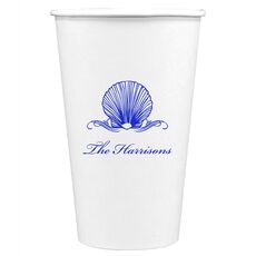 Graceful Seashell Paper Coffee Cups