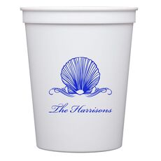 Graceful Seashell Stadium Cups