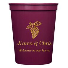 Vineyard Grapes Stadium Cups