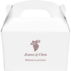 Vineyard Grapes Gable Favor Boxes