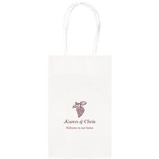 Vineyard Grapes Medium Twisted Handled Bags