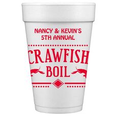 Crawfish Boil Styrofoam Cups