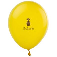 Hawaiian Pineapple Latex Balloons