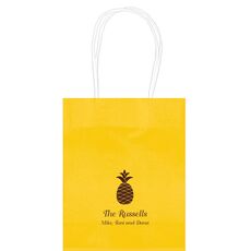 Hawaiian Pineapple Mini Twisted Handled Bags